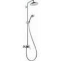 Hansgrohe Croma 220 Showerpipe 27222000 Brausearm 40 cm, schwenkbar, chrom