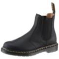 Chelseaboots DR. MARTENS "2976 schmale Form", Herren, Gr. 40, schwarz, Leder, Elastischer Einsatz, unifarben, klassisch, Schuhe, Schlupfstiefel, Stiefelette mit Stretch-Einsätzen