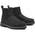 Chelseaboots TIMBERLAND "COURMA KIDMID CHELSEA BOOT", Damen, Gr. 36, schwarz, Leder, sportlich, Schuhe, Stiefelette, Winterschuhe, Ankle Boots