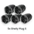 Shelly Plus Plug S Intelligente Steckdose Smart Plug schwarz 5er Set