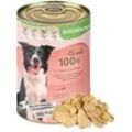 12 x 400 g Lecker.Pet® Luna's 100 % Huhn und Pute Hundefutter Nassfutter