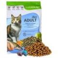 2,5 kg Lecker.Pet® Leo's Adult Geflügel & Forelle Katzenfutter Trockenfutter Vollnahrung + 2 Mäuse