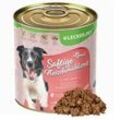 18 x 800 g Lecker.Pet® Luna's Saftige Fleischmahlzeit mit Lamm Hundefutter Nassfutter