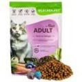 2,5 kg Lecker.Pet® Mia's Adult Herzhaftes Geflügel Katzenfutter Trockenfutter Vollnahrung + 2 Mäuse