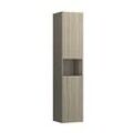 Laufen Hochschrank BASE Pro S + Val 165x35x33,5cm, Scharnier links, Ulme hell