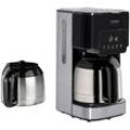 caso® Coffee Taste & Style Duo Thermo Kaffeemaschine schwarz, 10 Tassen