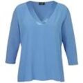 Shirt 3/4-Arm Via Appia Due blau, 48