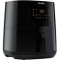 PHILIPS Heissluftfritteuse "Airfryer L HD9252/90, 4,1 l", schwarz, B:26,4cm H:29,5cm T:36cm, Fritteusen, mit 7 Voreinstellungen und Warmhaltefunktion, digitales Display