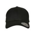 Visor FLEXFIT "Flexfit Accessoires Flexfit 110 Curved Visor Snapback", Damen, Gr. one size, schwarz, 63% Polyester, 34% Baumwolle, 3% Elasthan, unifarben, casual, Caps