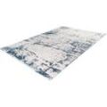 Teppich KAYOOM "Ilian 400", blau, B:120cm H:11mm L:170cm, Polyester, Teppiche