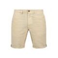 Shorts SOLID "Shorts SDLoras", Herren, Gr. XXXL, N-Gr, orange (bleached s), Obermaterial: 55% Leinen LI. 45% Baumwolle CO., casual, regular fit normal, Hosen