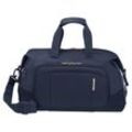 Reisetasche SAMSONITE "RESPARK 48", Gr. B/H/T: 48cm x 35cm x 24cm, blau (midnight blau), PET, Polyurethan (PU), unifarben, Taschen, Weekender Reisetasche Sporttasche mit abnehmbarem Schulterriemen