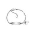 Armband HERZENGEL "Glaube, Liebe & Hoffnung, HEB-ID-FLH", silber (silberfarben), Armbänder, Mädchen, Silber 925 (Sterlingsilber)