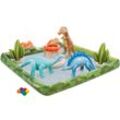 Aufblasbares Spielhaus INTEX "JURASSIC ADVENTURE PLAY CENTER", bunt, B:201cm H:36cm T:201cm, PVC, Aufblasartikel