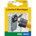 Wandlager SCHELLENBERG "Leiselauf »Standard Maxi« 40 Nm, mechanische Endlageneinstellung", silber, B:6,5cm L:13,5cm, Stahl, Wälzlager, geräuscharmes Lager für motorisierte Rollläden