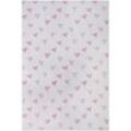 Kinderteppich HANSE HOME "Adventures Hearts", rosa (creme,rosa), B:120cm H:7mm L:170cm, Polypropylen, Teppiche, Spielteppich, fest, Kinderzimmer, Kurzflor, Spielunterlage