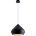 PACO HOME Pendelleuchte "Alex", schwarz, Ø 38cm H: 31cm, Lampen, Küchenlampe Hängelampe Esszimmer Esstischlampe Industrial Ã˜38cm