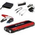 Starthilfegerät EINHELL "CE-JS 18", rot (rot, schwarz), 18 V 1000mAh, Akkumulatoren, 3 x 6000 mAh