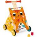 Lauflernwagen JANOD "Katze - Multi-Activity", orange (natur, orange), Lauflernhilfen, KinderB:22cm H:54cm T:34,2cm, FSC- schützt Wald - weltweit, B:22cm H:54cm T:34,2cm