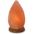 HIMALAYA SALT DREAMS Salzkristall-Tischlampe "Drop", orange, Ø 11cm H: 20cm, Lampen, Handgefertigt aus Salzkristall - jeder Stein ein Unikat, H: ca.20 cm