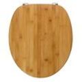 WC-Sitz ADOB "Bambus", braun (dunkelbraun), B:37cm L:44,5cm, Holz, WC-Sitze