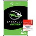 SEAGATE HDD-Festplatte "BarraCuda Mobile", silber (silberfarben), 2 TB, Festplatten, Bulk