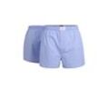 Boxershorts TOM TAILOR "Web-Boxershorts 2er Pack", Herren, Gr. L, blau (hellblau), Obermaterial: 100% Baumwolle CO., Unterhosen