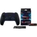 PLAYSTATION 5 Controller "PS5 DualSense Controller + Samsung 990 PRO Heatsink interne SSD 2TB", schwarz, B:16cm H:6,6cm T:10,6cm, Spielecontroller