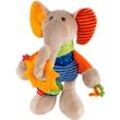 Greifspielzeug SIGIKID "PlayQ, Erkennen und Entdecken - Aktiv Elefant", bunt, Greifspielzeug, KinderB:15cm H:27cm L:12cm, Polyester, B:15cm H:27cm L:12cm