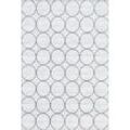 Teppich "Titan Trellis", beige (elfenbeinfarben, hellgrau), B:183cm H:13mm L:274cm, Polypropylen (PP), MYFLAIR MÖBEL & ACCESSOIRES, Teppiche, Kurzflor, gewebt, modernes Design, Motiv Kreise