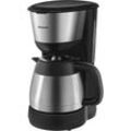 HANSEATIC Filterkaffeemaschine "HCM9001TJSD", schwarz (schwarz, edelstahl), 1 l, 8 Tasse(n), Kaffeemaschinen, mit Edelstahl-Thermokanne