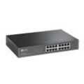 TP-LINK Netzwerk-Switch "TL-SG1016DE 16-Port Gigabit Easy Smart Switch", schwarz, B:24,1cm H:8cm, Netzwerk-Switches