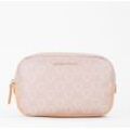 Kosmetiktasche VALENTINO BAGS "SOFT COSMETIC CASE LADY RE", Damen, Gr. B/H/T: 22cm x 14cm x 8cm, beige (natur, multicolor), Polyurethan, Taschen, Beautycase Kulturbeutel