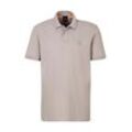 Poloshirt BOSS ORANGE "Passenger", Herren, Gr. L, grau (open grau063), Jersey, Obermaterial: 95% Baumwolle, 5% Elasthan, casual, Basic hüftbedeckend, hoch geschlossener Ausschnitt, Kurzarm eng Bündchen, Shirts, mit Polokragen