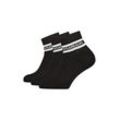 Kurzsocken ALIFE & KICKIN "Herren 3 PACK - EnnyAK", Herren, Gr. 39-42, schwarz, 75% Baumwolle 20% Polyester 3% Polyamid 2% Elastan, Socken