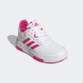 Sneaker ADIDAS SPORTSWEAR "TENSAUR SPORT TRAINING LACE", Gr. 34, pink (cloud weiß, team real magenta, core schwarz), Synthetik, Textil, sportlich, Schuhe