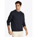 Sweatshirt TOMMY HILFIGER "HILFIGER EMBRO LOGO SWEATSHIRT", Herren, Gr. L, blau (desert sky), Sweatware, Obermaterial: 100% Baumwolle, bestickt, casual, Langarm Rippbündchen, Sweatshirts