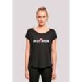 T-Shirt F4NT4STIC "Marvel Black Widow Movie Logo", Damen, Gr. L, schwarz, Obermaterial: 100% Baumwolle, casual, regular fit, Rundhals, Kurzarm ohne Bündchen, Shirts, Print