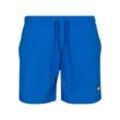 Badeshorts URBAN CLASSICS "Urban Classics Herren Block Swim Shorts", Herren, Gr. L, US-Größen, blau (cobalt blau), 100% Nylon, Badehosen