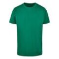 T-Shirt MERCHCODE "Merchcode Herren Love 2 T-Shirt Round Neck", Herren, Gr. L, grün (forestgrün), 100% Baumwolle, bedruckt, casual, normal, Rundhals, Kurzarm, Shirts