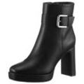 Stiefelette ANISTON SHOES, Damen, Gr. 37, schwarz, Lederimitat, elegant, Schuhe, Abendstiefelette mit Plateau - NEUE KOLLEKTION