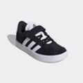 Sneaker ADIDAS SPORTSWEAR "VL COURT 3.0", Gr. 28, schwarz-weiß (core schwarz, cloud weiß, core schwarz), Leder, Synthetik, sportlich, Schuhe, inspiriert vom Design des adidas samba