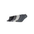 Sneakersocken S.OLIVER "Sneakersocken 10er Pack", Damen, Gr. 35/38, schwarz (schwarz mix), 62% Baumwolle 36% Polyester 2% Elasthan, uni, Socken