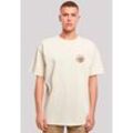 T-Shirt F4NT4STIC "Sesamstraße Grouch Vibes Only", Herren, Gr. 4XL, beige (sand), Obermaterial: 100% Baumwolle, casual, oversize, Rundhals, Kurzarm ohne Bündchen, Shirts, Premium Qualität