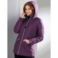 Steppjacke CLASSIC BASICS, Damen, Gr. 38, lila (aubergine), 100% Polyester, unifarben, Langarm, Jacken