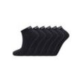 Socken ENDURANCE "Ibi", Herren, Gr. 31/34, schwarz, 72% Baumwolle, 26% Nylon, 2% Elasthan, unifarben, Socken, mit elastischem Bund