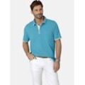 Poloshirt BABISTA "Poloshirt TESSAVEST", Herren, Gr. 56, blau (türkis), Obermaterial: 100% Baumwolle CO., casual, regular fit normal, ohne Ausschnitt, Kurzarm, Shirts, mit Brusttasche