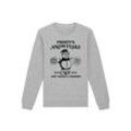 Sweatshirt F4NT4STIC "Weihnachten Frostys Snowflake Cafe Retro", Herren, Gr. L, grau (erdgrau), Obermaterial: 85% Baumwolle, 15% Polyester, casual, regular fit, Rundhals, Langarm ohne Bündchen, Sweatshirts, Premium Qualität