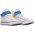 Sneaker CONVERSE "CHUCK TAYLOR ALL STAR BUBBLE STRAP", Gr. 34, weiß, Textil, sportlich, Schuhe