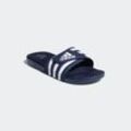 Badesandale ADIDAS SPORTSWEAR "ADISSAGE BADESCHLAPPEN", Gr. 40,5, blau (dunkelblau, cloud weiß, dunkelblau), Synthetik, sportlich, Schuhe